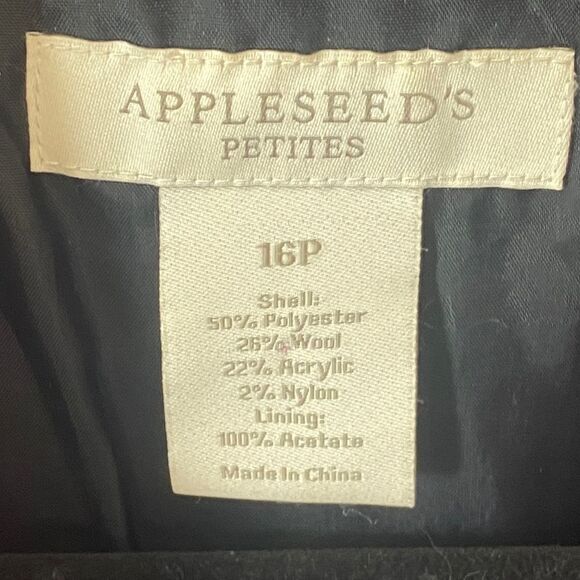 90s Vintage Tweed Jacket Wool Plaid Houndstooth Red 16P Clueless Preppy Academia - Picture 9 of 11